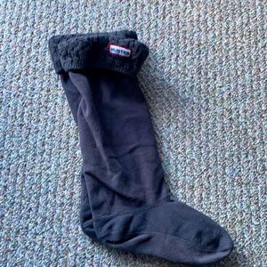 Tall hunter gray socks